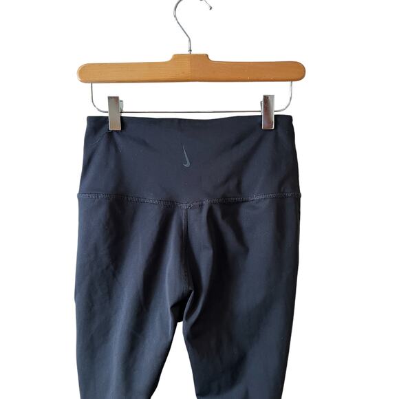 Nike Yoga Training Tights Black Metallic Rose Gold M - Picture 4 of 7